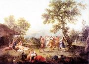 ZUCCARELLI  Francesco Bacchanal oil